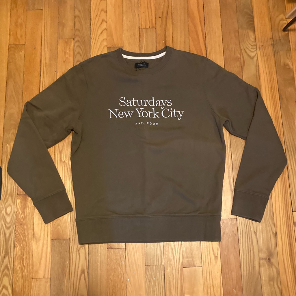 Saturdays New York City M Bowery Crewneck Like New